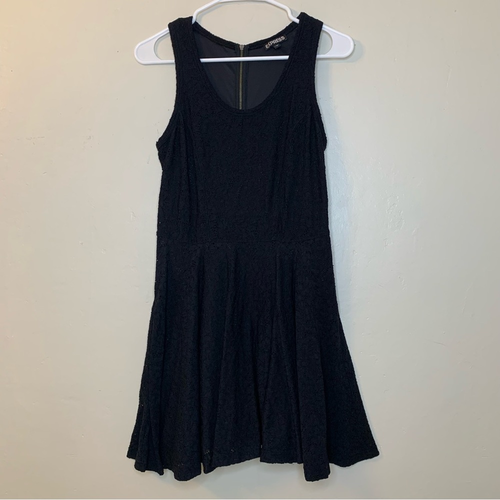 Express Black Lace Dress